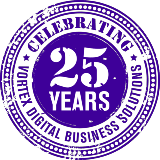 Vortex Digital Business Solutions Iowa City Coralville Celebrating 25 years